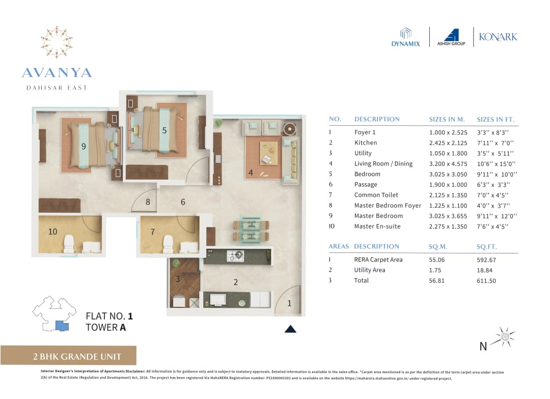 2 BHK Grande